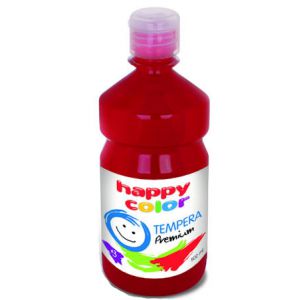 Farba Tempera Happy Color Premium 500ml, Bordowa